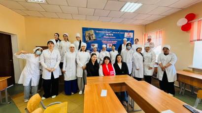 29.04 в ЧУ колледж «Денсаулық» / «Денсаулық» колледж ЖММ прошло мероприятие на тему «Здоровая женщина – здоровая нация!» 